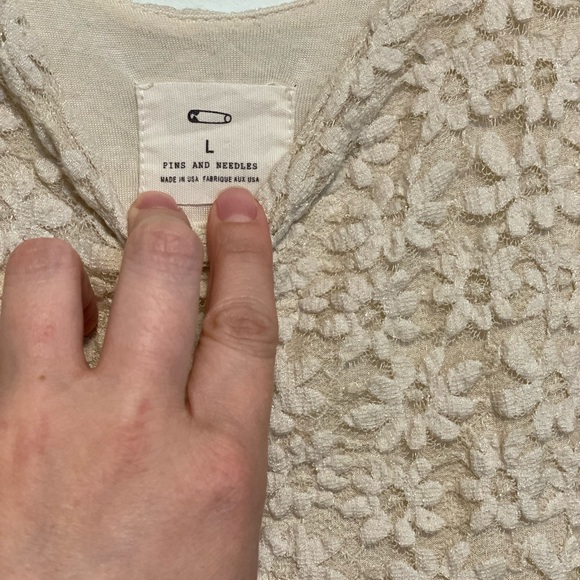 Pins And Needles Floral Lace Peplum Urban Outfitters - Picture 2 of 6